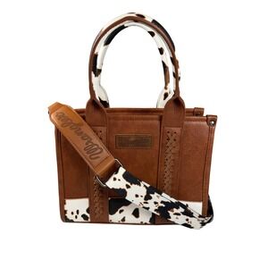 NWOT Wrangler Cow Print Tote Bag
